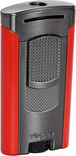 Xikar Astral Single Jet Flame Wind Resistant High Altitude Tested, Gunmetal Red picture