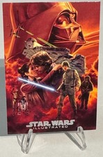 2013 TOPPS STAR WARS ILLUSTRATED CARD INSERT ONE Darth Vader Luke picture
