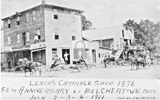 Leachs Carriage Shop Belchertown Massachusetts MA - Reprint picture