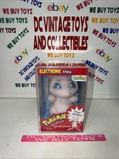 Vintage 1999 Hasbro Pokemon Electronic Mew Plush 8-inch CAS 90 GRADED 🔥 RARE picture