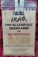 NEW Vintage 2006 US Army Iraq War Era Visual Language Translator IED DETECTION picture