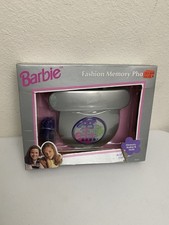 Vintage Barbie Fashion Memory Phone BE-818 Landline Telephone Silver Purple 1999 picture