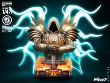 1:6 Tyrael Diablo Fan Art UNPAINTED Resin Portrait Bust Garage Kit picture