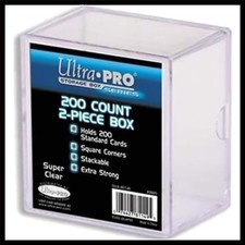 Clear Plastic Storage Box for Trading Cards and Gaming Accessories - 2 Piece picture