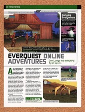 2003 EverQuest Online Adventures PS2 Preview Original Advertisement / Promo vr2 picture