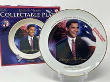 Historic Society Barack Obama 2008 Election Historic Victory Collectible Plate picture