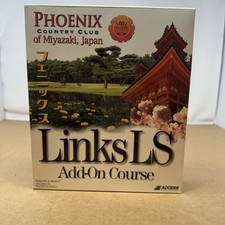 Miyazaki Japan Big Box Links LS 1999 Golf Add-on Course PC Video Game VTG Sealed picture