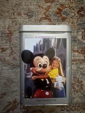 Vintage 90s Nestlé Disney 25th Anniversary Tin Magic Kingdom Epcot Mickey MGM picture