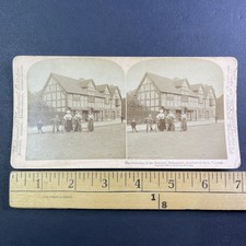 Shakespeare Birthplace Stereoview Underwood & Underwood 1896 England picture