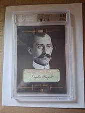 2024 THE BAR POTP Orville Wright Cut Auto #1/1 Beckett Graded 5x7 Card picture