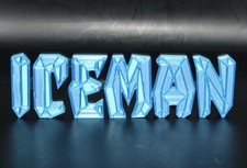 Iceman 3D printed Logo Sign Wall Desk Shelf Art picture
