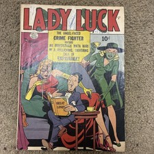 Lady Luck #90 - 1950 Quality Comics -Poison Cover  Very Scarce picture