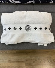 HUGE & RARE Chrome Hearts White Bath Towel - 100% AUTHENTIC picture