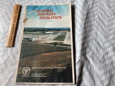 1978/79 ,ONTARIO CANADA,AIRPORT FACILITES MAP,LAND BASES ,SEA PLANES ,AIR BASES picture