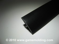 20 FT 3/4 INCH Smooth Black T-Molding (Arcade, MAME) FAST SHIP picture