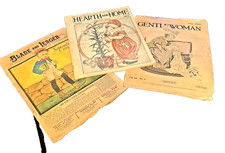 3 Fascinating Antique 1924-29 Ladies Magazines; Style, Stories, Ads picture