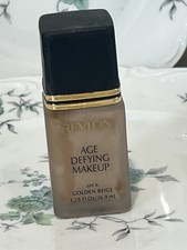 VINTAGE COLLECTIBLE REVLON AGE DEFYING MAKE UP SPF 8 FOUNDATION GOLDEN BEIGE NEW picture