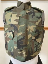 US MILITARY US GI WOODLAND CAMOFLAUGE FRAGMANTATION VEST VINTAGE COLLECTIBLE picture