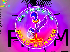 Plymouth Road Runner Garage Neon Light Sign Lamp 20