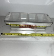 RARE SMIRNOFF VODKA BAR FRUIT CONDIMENT TRAY HOLDER 4 COMPARTMENT picture