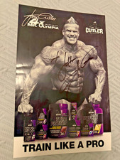 Jay Cutler Autographed 4X Mr. Olympia Original Signed Photo Poster Bodybuilder picture