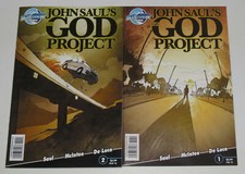 John Saul's the God Project #1-2 VF/NM complete series adapts the novel picture