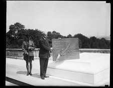 Photo:Charles Curtis Washington DC 1920s Plaque Dedication Ceremony Guard picture