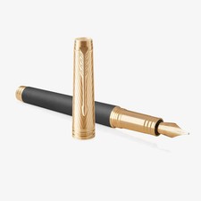 Parker Premier Storm Gray Medium Fountain Pen (1931435) picture