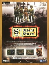 S2: Silent Storm PC 2003 Vintage Game Print Ad/Poster Official Promo Art Rare picture