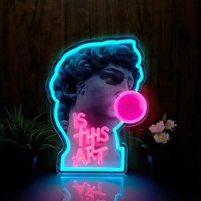 is This Art Neon Sign Night Light for Bar Club Bedroom Hotel Pub Cafe Green picture