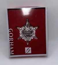 Gorham Silver-Plated 2008 Our First Christmas Heart Ornament NEW IN BOX  picture