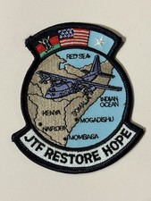 VTG 1992 US Air Force USAF Joint Task Force (JTF) Operation Restore Hope Patch picture