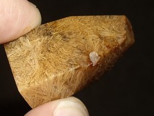 Fantastic Sagenite Agate Polished Freeform w/ Unknown Fibrous Inclusions 21.1g picture