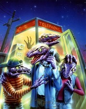 TIM JACOBUS SIGNED 8x10 PHOTO CELEBRATED RL STINE GOOSEBUMPS ARTIST BECKETT BAS picture