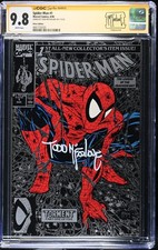 Spider-man 1 Cgc 9.8 1990 Silver Signed Signature Todd McFarlane Custom Label picture