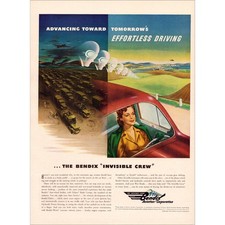 1944 Bendix Aviation Aircraft Original World War 2 Vintage Print Ad picture