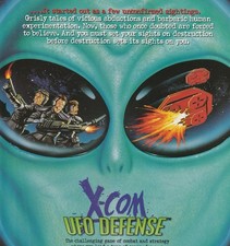 Vintage 1996 X-COM: UFO Defense Original PS1 Game Print Ad 21x27cm NEX 14 picture