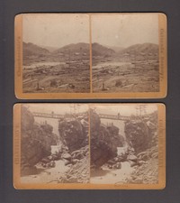 3 STEREOVIEWS,  1880S.  COLORADO SCENERY BY CHAMBERLAIN, DENVER. CO. picture