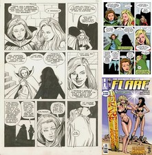 Flare #37 Dick Giordano Original Art Page / Heroic Publishing 2009 Doctor Arcane picture