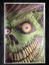 Super Creepshow #1 Camron Johnson FOIL VIRGIN Signed / Remarked with COA picture
