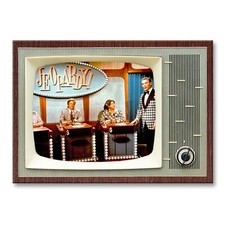 JEOPARDY Classic TV 3.5 inches x 2.5 inches Steel FRIDGE MAGNET picture