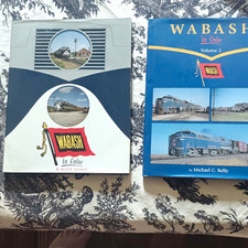 Wabash in Color + Wabash in Color Volume 2 Railroad Books Lot of 2 (1991) picture