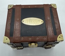 1998 Titanic Steamer Trunk w/ Complete 25 trading card set    **VG** picture