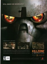 2006 Killzone Liberation Sony PSP Helghast Video Game Decor Wall Art Print Ad picture