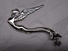 flying lady, winged goddess 1930 car hood ornament chrome plated picture