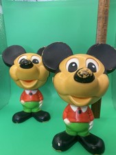 Talking Mickey Mouse 1976 Mattel Walt Disney Productions Lot of 2.  One Works. picture