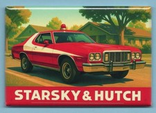 STARSKY AND HUTCH TV SHOW *2X3 FRIDGE MAGNET* DRAMA ACTION POLICE DETECTIVES CAR picture