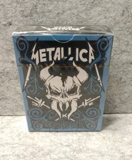 RARE 2024 Metallica Poker Cards Blue/Black Artwork By Tony Squindo Sealed picture