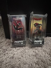 FiGPiN Spider-Man ATSV Spider-Man Miles Morales Bundle with NYCC exclusive picture
