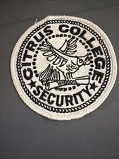 CALIFORNIA CA CITRUS COLLEGE CAMPUS Glendora/ Azusa SHOULDER PATCH OLD ISSUE picture